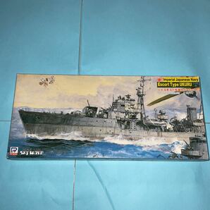 1/700 ピットロード 日本海軍海防艦 『鵜来型（大掃海具装備型） 』（2隻入り） （スカイウェーブ W15）①未組立 の画像1