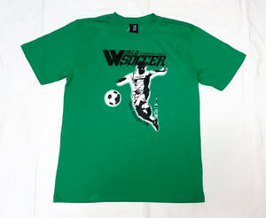 【新品タグ付】ワールドサッカーマガジン Tシャツ Mサイズ WORLD SOCCER MAGAZINE ワサマ ベースボール マガジン社 ワールドカップ 雑誌 