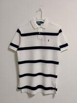 【新品タグ付】POLO RALPH LAUREN ボーダー ポロシャツ Sサイズ　ポロ ラルフローレン_画像1