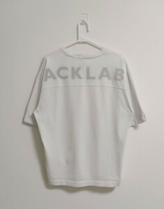 BLACK LABEL CRESTBRIDGE メッシュロゴ Tシャツ Lサイズ ブラックレーベル クレストブリッジ WHITE