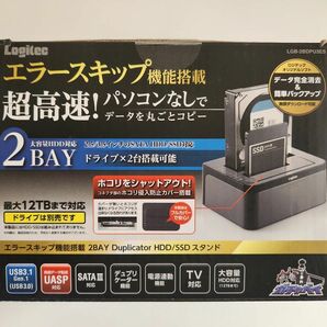 Logitec ロジテック HDD SSD スタンド デュプリケーター LGB-2BDPU3ES ガチャベイの画像5