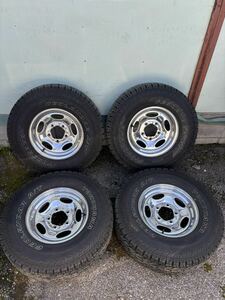 30×9.50R15LT* Geolandar G015A/T× steel wheel 4ps.@2018 year made remainder groove 9. offset unknown Jimny Sierra from removed 