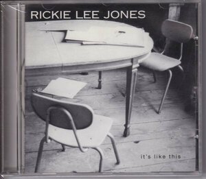 CD (輸入盤)　Rickie Lee Jones : It's Like This (Epic=Artemis 499582-2)