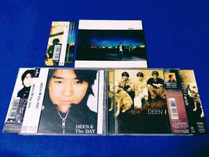 DEEN アルバム 3枚 セット CD まとめて｜UTOPIA｜The DAY｜I wish｜★全て帯付!!★ ディーン 池森秀一 山根公路 love me/ひとりじゃない