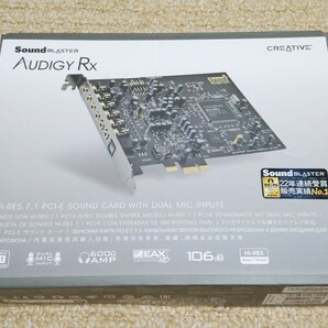 クリエイティブ・メディア Creative ハイレゾ対応 サウンドカード Sound Blaster Audigy Rx PCI-e SB-AGY-RX サウンドブラスターの画像1