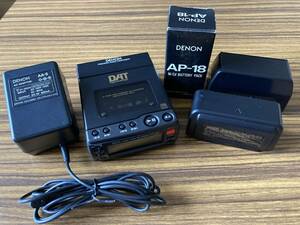 DENON/ Denon /ten on /DAT digital audio tape recorder /DTR-80P/ operation goods / rare * valuable * rare 