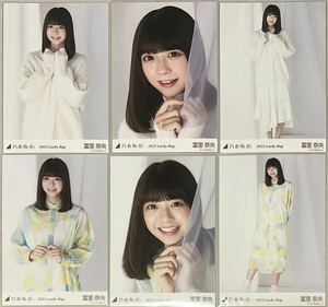 乃木坂46 冨里奈央 WEB SHOP限定 Lucky Bag 2023 福袋 パステル カレンダー衣装 生写真 6枚 コンプ 検)ヨリ チュウ ヒキ 5期生 6種 富里