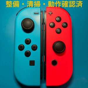 Nintendo Switch　 ジョイコン　動作確認済　(L)ネオンブルー/(R)ネオンレッド