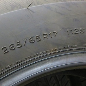 バリ溝 4本セット【2021年製 ミシュラン LATITUDE TOUR 265/65R17 112S】トヨタ プラド 純正 サマータイヤ 17インチ 本州送料込35000円の画像8