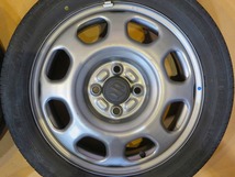 バリ溝 美品【スズキ ハスラー 純正 ホイール 22年製国産 グッドイヤー EG02 165/60R15】15インチ 4.5J+45 PCD100-4H フレアクロスオーバー_画像5