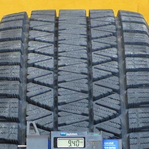 美品 バリ溝【21年製ブリヂストン ブリザック DM-V3 225/65R17】17インチ 7J+38 PCD114.3-5H ハリアー RAV4 エクストレイル CX-5 CX-8の画像6