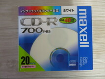 【未使用】maxell・マクセル「CD-R」700MB 20PACK＊20枚_画像2