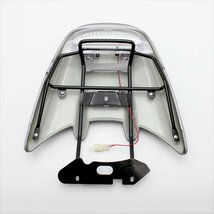 SmartDio Z4 AF57/AF63 LEDリアスポイラーセット カーボン柄 スマートディオ ウイング HONDAホンダ_画像10