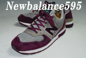 ◆DSC6306◆驚愕の2222円～完全売り切り！ニューバランス/New Balance/NB595/27.5㎝/D/ロー/グレー/良品/世界が認める傑作！機能性も抜群！