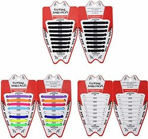 hangnuo ３足セット 結ばない靴ひも スポーツ結ばない 靴紐 伸縮型 ハンマー式 ほどけない 防水 伸縮 メンズ レディース