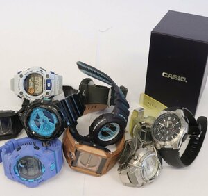  Junk часы * Casio,CASIO/G- амортизаторы,G-SHOCK женский мужские наручные часы * работоспособность не проверялась *.. из .[K-A49694]