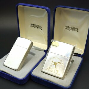 Sterling Silver スターリングシルバー ZIPPO ジッポ オイルライター 箱あり 2点 ※着火未確認 ◆おたからや【B-A58993】同梱-2