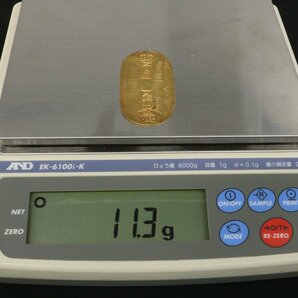 天保小判金 約11.3g 古銭◆おたからや【x-A63914】同梱-3の画像4