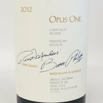 オーパスワン 2012 ナパバレー 14.5% 750ml 赤ワイン カリフォルニア【チルド配送】OPUS ONE/WINE◆おたからや【K-A48045】_画像2