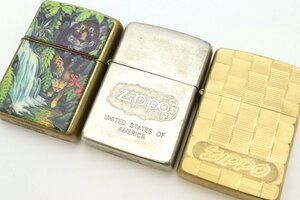 ZIPPO ジッポ オイルライター 3点 おまとめ ※着火未確認 ◆おたからや【B-A53819】同梱-2