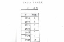 古いアメリカ 1ドル銀貨 コイン 計10枚 ※明細有り◆おたからや【x-A63880】同梱-3_画像2