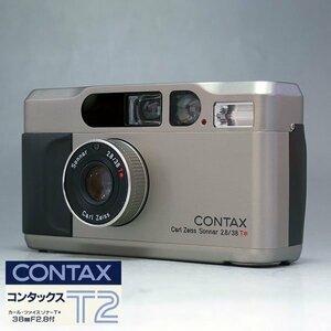 1円～【おたからや】◆CONTAX T2 Carl Zeiss Sonnar f2.8 38mm T*◆tm511-A24171◆