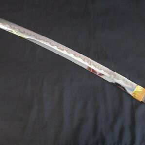 刀剣/刀[長さ]70.2cm[反り]2.4cm[目釘]2個[銘](表)九州肥後同田貫上野介 白鞘 福岡県登録 【おたからや】N-4376の画像3