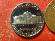 外国・USA／ジェファーソン５セント白銅貨（1981年S）・プルーフ）：発行枚数4,063,083枚　24040302_画像2