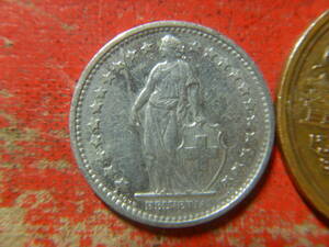 外国・スイス／1/2フラン白銅貨（1974年）　240404