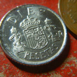 外国・スペイン／１０ペセタ白銅貨（1984年） 240407の画像3
