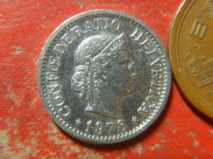 外国・スイス／１０ラッペン白銅貨（1978年）　24040802
