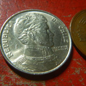 外国・チリ／１ペソ白銅貨（1976年） 24040803の画像3