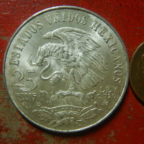 外国・メキシコ／２５ペソ銀貨：メキシコオリンピック記念（1968年） 240410の画像2