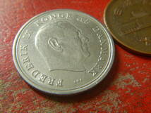 外国・デンマーク／１クローネ白銅貨：フレデリク９世（1972年）　240411_画像3