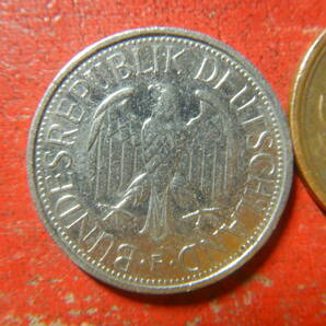 外国・西ドイツ／１マルク白銅貨（1984年F） 24041802の画像2