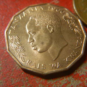 外国・タンザニア／５センチ青銅貨（1966年） 240423の画像3