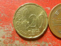 外国・フランス／２０ユーロセント黄銅貨（2001年）　24042802_画像2