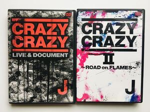 【2巻セット】J / CRAZY CRAZY I + II -WITH THE UNFADING FIRE- LUNA SEA (DVD)☆★