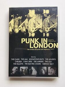 【DVD】PUNK IN LONDON / パンク・イン・ロンドン,THE CLASH ,THE JAM ウォルフガング・ヴュルト,ジャン・ジャック・バーネル☆★