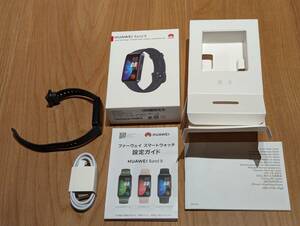 ★使用僅少・完動品★HUAWEI(ファーウェイ) Band 8 日本国内正規品 スマートウォッチ　バンドエイト ミッドナイトブラック