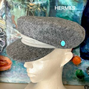 未使用品 エルメス HERMES キャスケット ダニ 帽子 