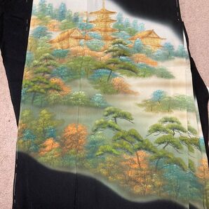正絹留袖 仮縫い
