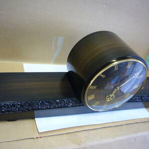 Aichi 時計電機 ゼンマイ式 大型 置き時計 30DAY 美品 外箱付  昭和レトロ/当時物の画像5
