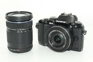 【オススメ】OLYMPUS OM-D E-M10 ダブルズームキット ブラック ミラーレス一眼 OM-D E-M10 DZKIT BLK