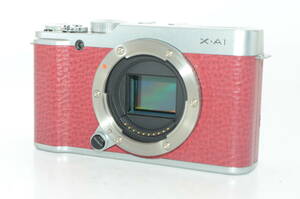 【外観特上級】FUJIFILM フジフィルム X-A1 レッド　#t12152