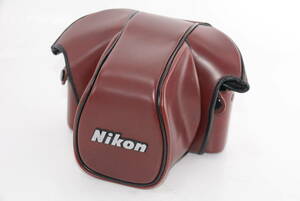 【外観特上級】Nikon CF-22 カメラケース ニコン 革 レザーケース 　#u1015