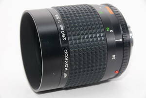 [ exterior Special high grade ] Minolta MINOLTA RF ROKKOR 250mm F5.6 mirror lens #m7659