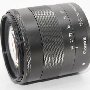 【外観並級】Canon 標準ズームレンズ EF-M18-55mm F3.5-5.6IS STM  #b1153の画像1