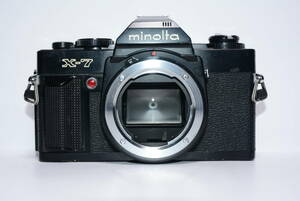 【外観特上級】Minolta X-7 ブラック / MD Rokkor 50mm F1.7　#s5903