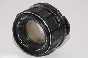 【外観特上級】Pentax 広角 単焦点 M42 Super Takumar 55mm F1.8　#s6705
